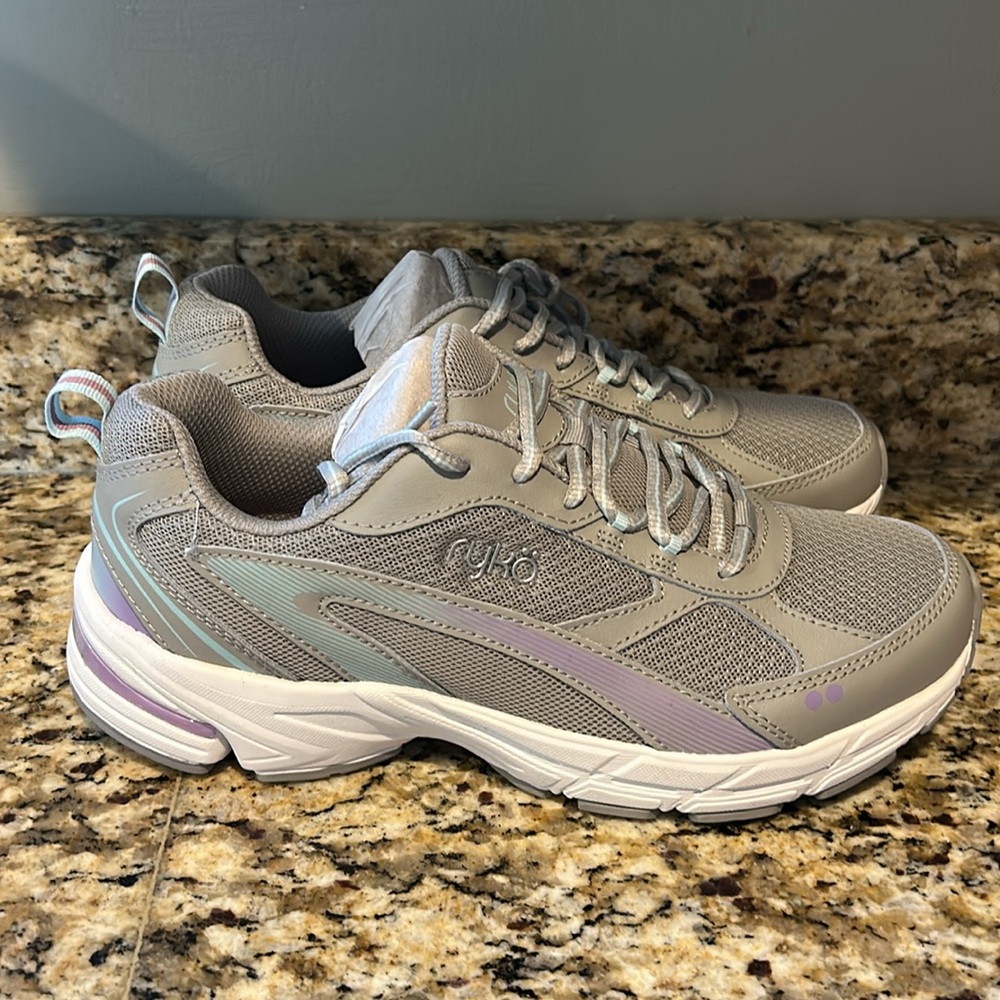 RYKA Grey Standout Sneakers Shoes Women’s Size 8.5 Wide-Brand New - Picture 2 of 10